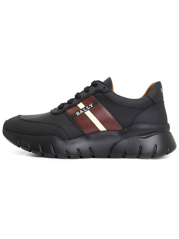 Men's Bronnye Low Top Sneakers Black - BALLY - BALAAN 4