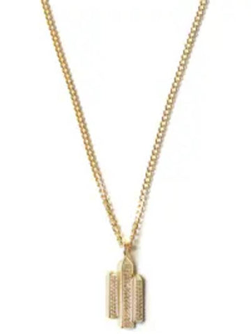 Midnight Sky Scraper Necklace Gold - GAMAN - BALAAN 1