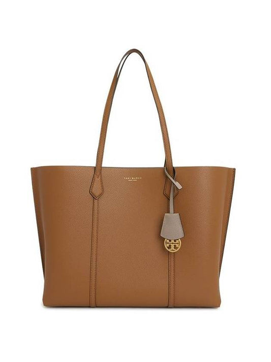 Perry Triple Tote Bag Brown - TORY BURCH - BALAAN 1