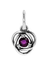 February Eternity Circle Dangle Bracelet Charm Silver Purple - PANDORA - BALAAN 2