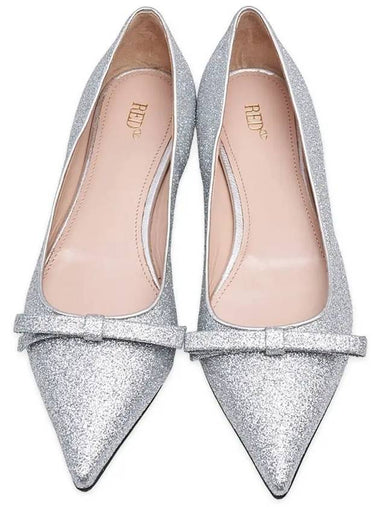 Ballerina flat shoes GLITIER ARGENTO - RED VALENTINO - BALAAN 1