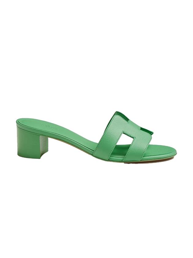 Oasis Epsom Sandals Vert Pomme - HERMES - BALAAN 1