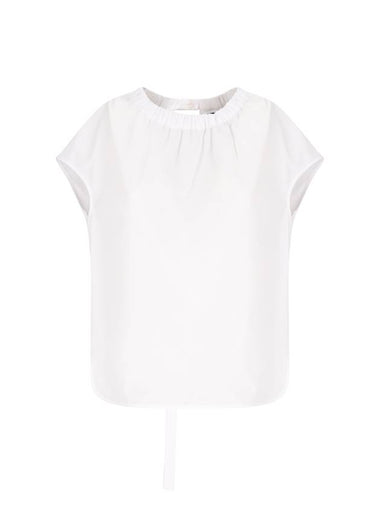 COTTON POPLIN BLOUSE - MAX MARA - BALAAN 1