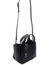 Micro Leather Tote Bag Black - TOD'S - BALAAN 4