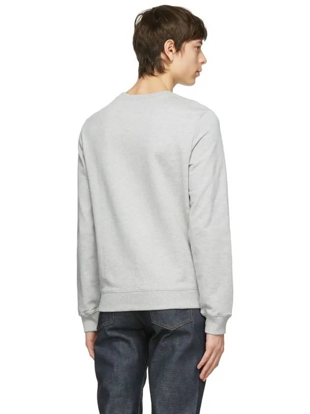Men's Item Logo Sweatshirt Grey - A.P.C. - BALAAN 7