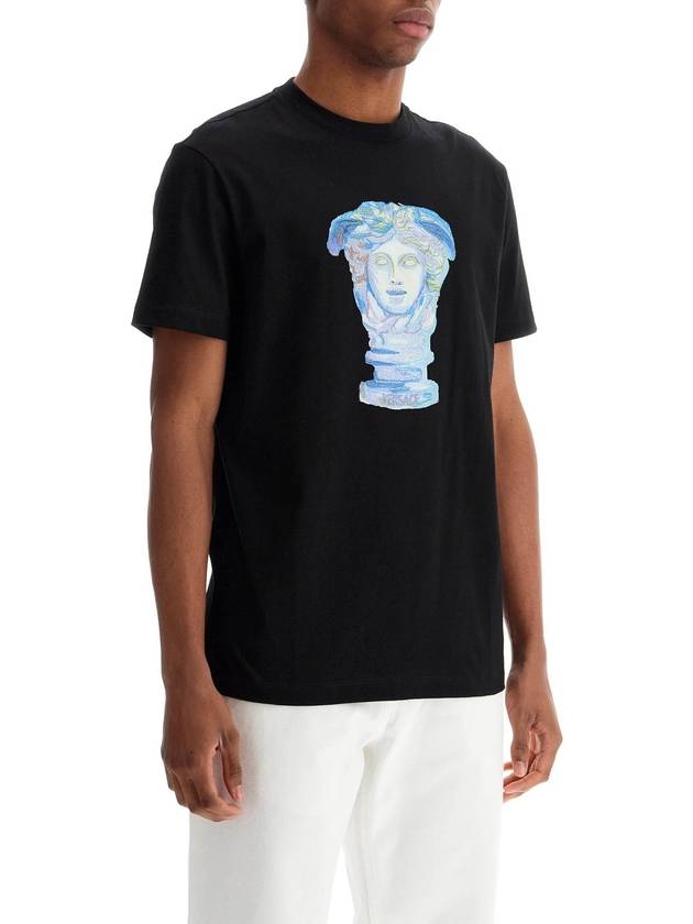 "medusa gallery embroidered t-shirt - VERSACE - BALAAN 2