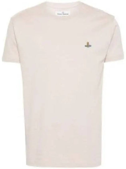 ORB Logo Cotton Short Sleeve T-Shirt Birch - VIVIENNE WESTWOOD - BALAAN 2