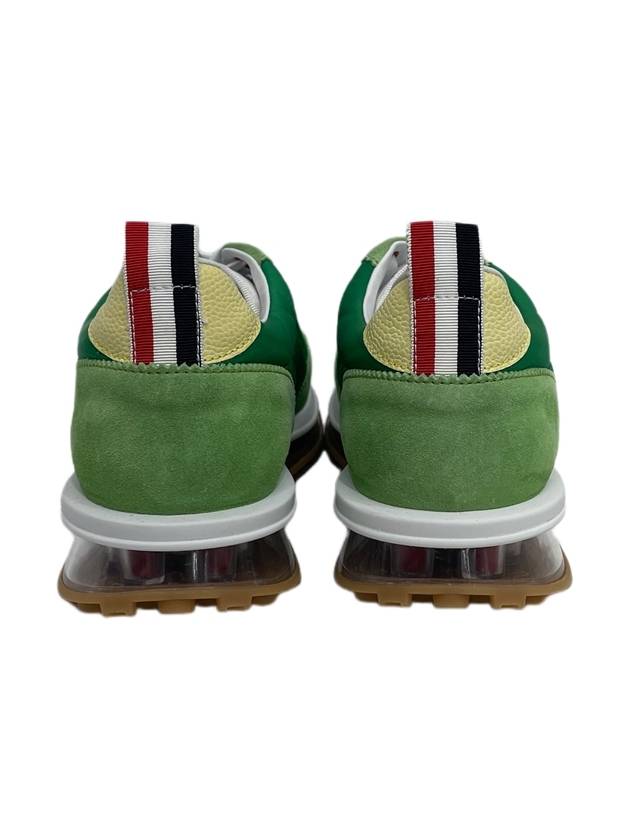 Men's Tech Runner Low Top Sneakers Green - THOM BROWNE - BALAAN 5