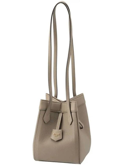 Origami Mini Bucket Bag Dove Grey - FENDI - BALAAN 2