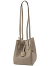 Origami Mini Bucket Bag Dove Grey - FENDI - BALAAN 3