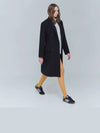 Long middle WOOL coat navy 0130 - VOYONN - BALAAN 4