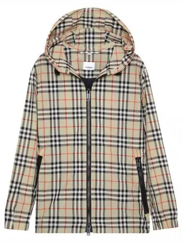 Jumper Vintage Check Hooded Jacket - BURBERRY - BALAAN 1