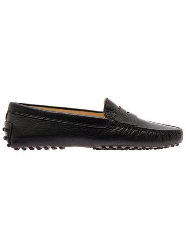 Gomini Leather Driving Shoes Black - TOD'S - BALAAN 1