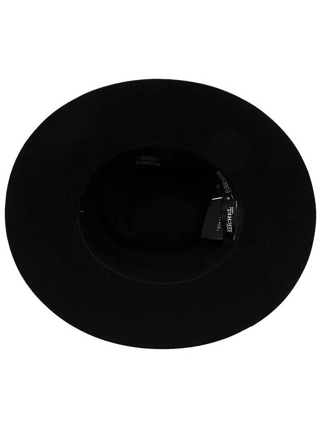 Virginie Wool Felt Fedora Black - MAISON MICHEL PARIS - BALAAN 4