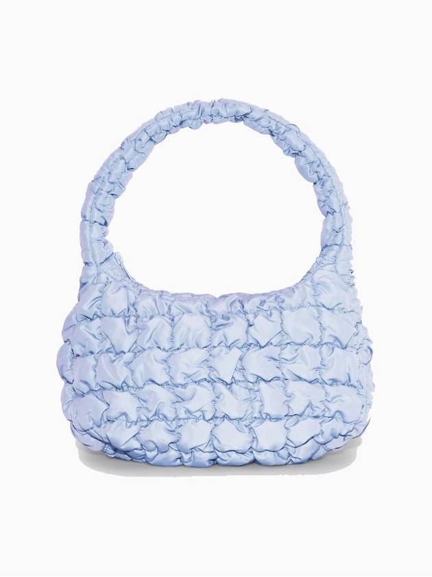 Quilted Mini Shoulder Bag Light Blue - COS - BALAAN 2