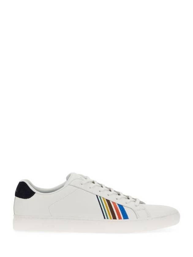 Rex Sports Striped Leather Low Top Sneakers White - PAUL SMITH - BALAAN 6