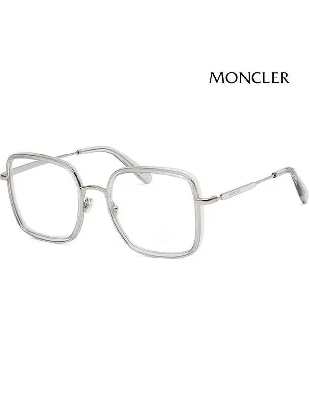 Eyewear Square Eyeglasses Silver - MONCLER - BALAAN 2