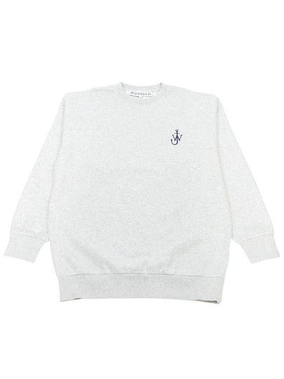 Embroidery Logo Sweatshirt Light Grey Melange - JW ANDERSON - BALAAN 2