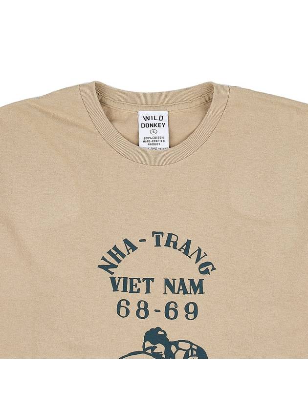 Wild Donkey Vietnam Cotton TShirt T VIETNAM E S W MILITARY GREEN - WILD DONKEY - BALAAN 3