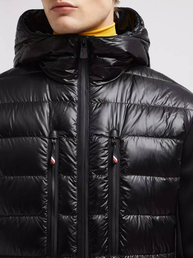 Grenoble Padded Zip-Up Hoodie Black - MONCLER - BALAAN 3