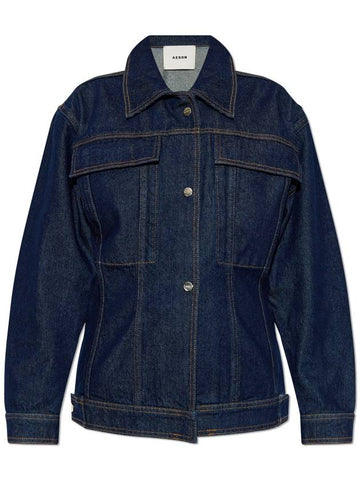 Aeron Denim Jacket Roisin, Women's, Navy Blue - AERON - BALAAN 1