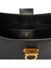 Trifolio Shoulder Bag Black - SALVATORE FERRAGAMO - BALAAN 10