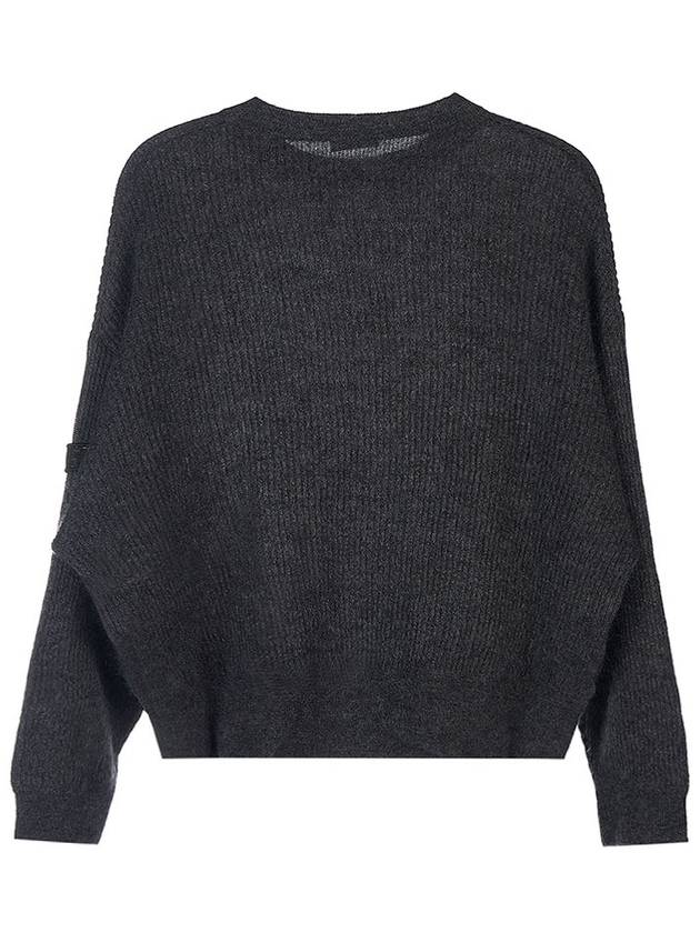 Crew Neck Knit Top Grey - BRUNELLO CUCINELLI - BALAAN 3