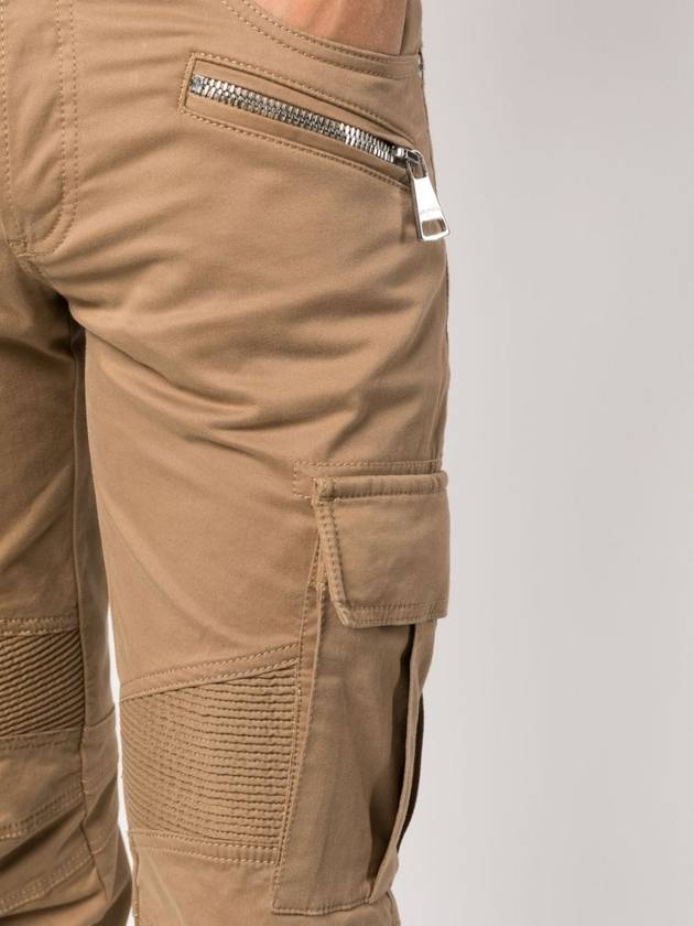 zipper detail tapered pants BH1MH016CD96 - BALMAIN - BALAAN 8