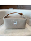 BREED A BRACK CASE BEIGE BROWN POUCH LARGE GM H103587M - HERMES - BALAAN 5