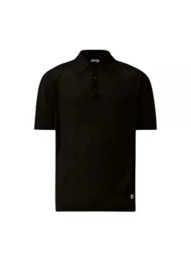 Filo Di Scozia Polo Shirt Black - CP COMPANY - BALAAN 2