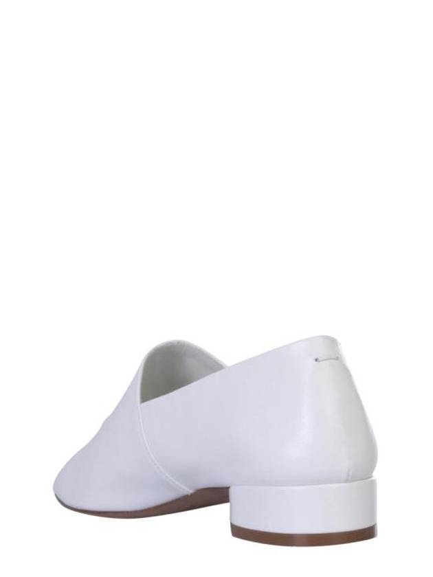 Pointed Toe 4-Stitches Loafers Loafers White - MAISON MARGIELA - BALAAN 3