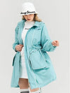 Golf Long Hood Piping Color Coat Blue - HENRY STUART - BALAAN 1