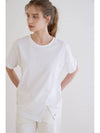 Prequel Slit T Shirt WHITE - ILROZE - BALAAN 3