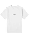 Logo Crew Neck Short Sleeve T-Shirt White - ACNE STUDIOS - BALAAN 2