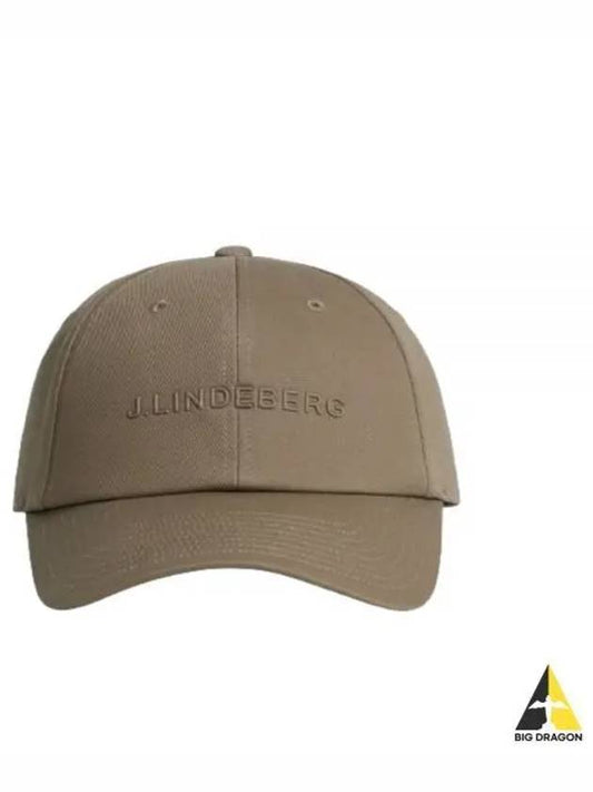 Elijah Logo Cotton Ball Cap Walnut - J.LINDEBERG - BALAAN 2