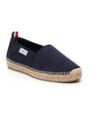 Men's Three-Stripe Tab Espadrille Navy - THOM BROWNE - BALAAN.