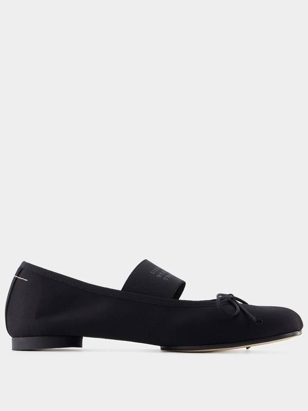 Anatomic Satin Ballerinas Flat Black - MAISON MARGIELA - BALAAN 2