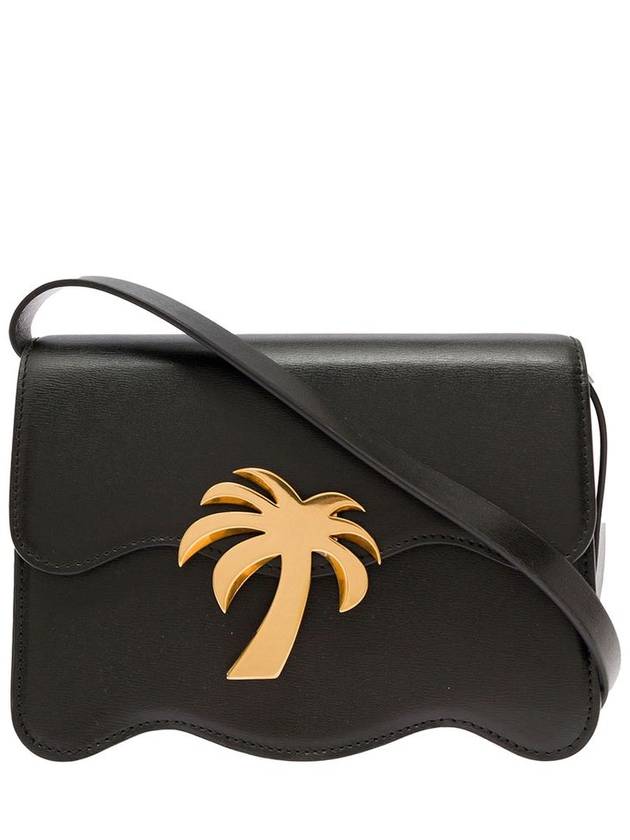 palm tree motif leather shoulder bag PWNQ008F22LEA0011076 - PALM ANGELS - BALAAN 2