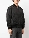 J-Mattan Reversible Bomber Jacket Black - DIESEL - BALAAN 4