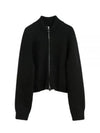 Ultra knit zip up jacket jet black - OUR LEGACY - BALAAN 2