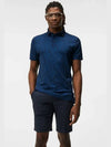 Golf Mat Jacquard Regular Fit Polo GMJT07756 6855 Men's Matt Jacquard Regular Fit Polo - J.LINDEBERG - BALAAN 3