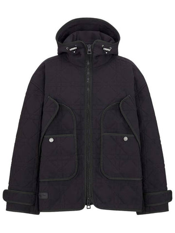 Macrocannage hooded anorak - DIOR - BALAAN 1