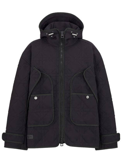 Macrocannage Hooded Anorak Black - DIOR - BALAAN 2