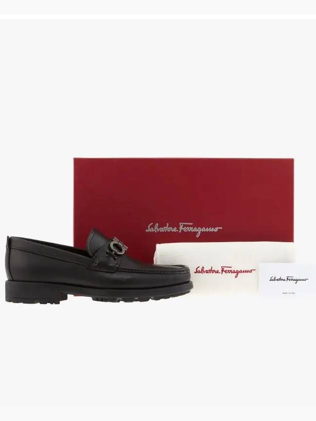 Men's David Gancini Loafers Black - SALVATORE FERRAGAMO - BALAAN 5