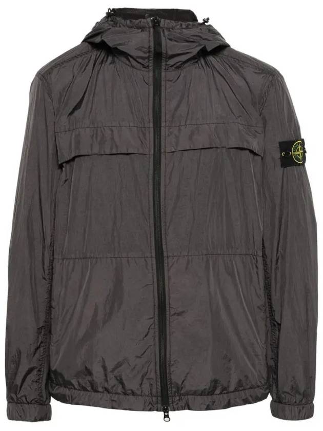 Garment Dyed Crinkle Reps R-Nylon Jacket Grey - STONE ISLAND - BALAAN 2