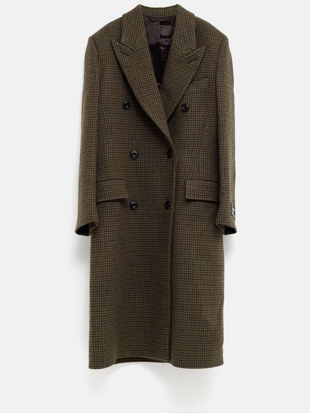 Wool Checked Coat - ACNE STUDIOS - BALAAN 1