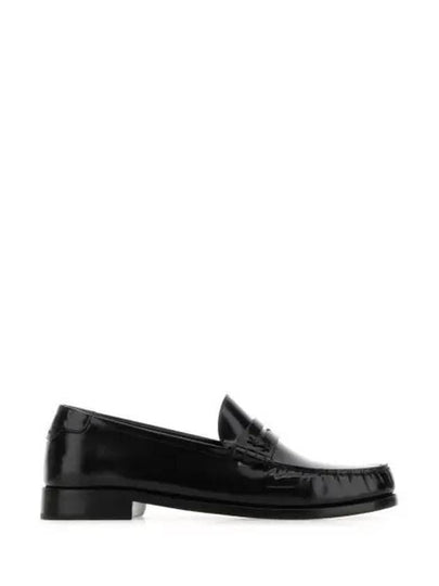 Le Leather Loafer Black - SAINT LAURENT - BALAAN 2