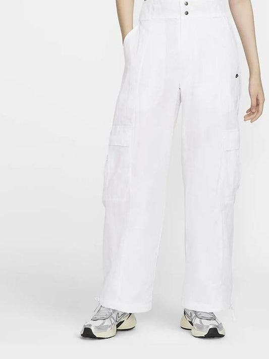 NSW Woven Cargo Track Pants White - NIKE - BALAAN 1