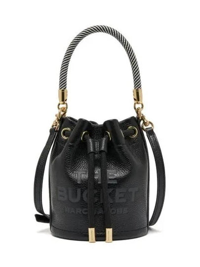 Micro Leather Mini Bucket Bag Black - MARC JACOBS - BALAAN 2