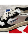 Medalist Leather Low Top Sneakers White Black - AUTRY - BALAAN 9